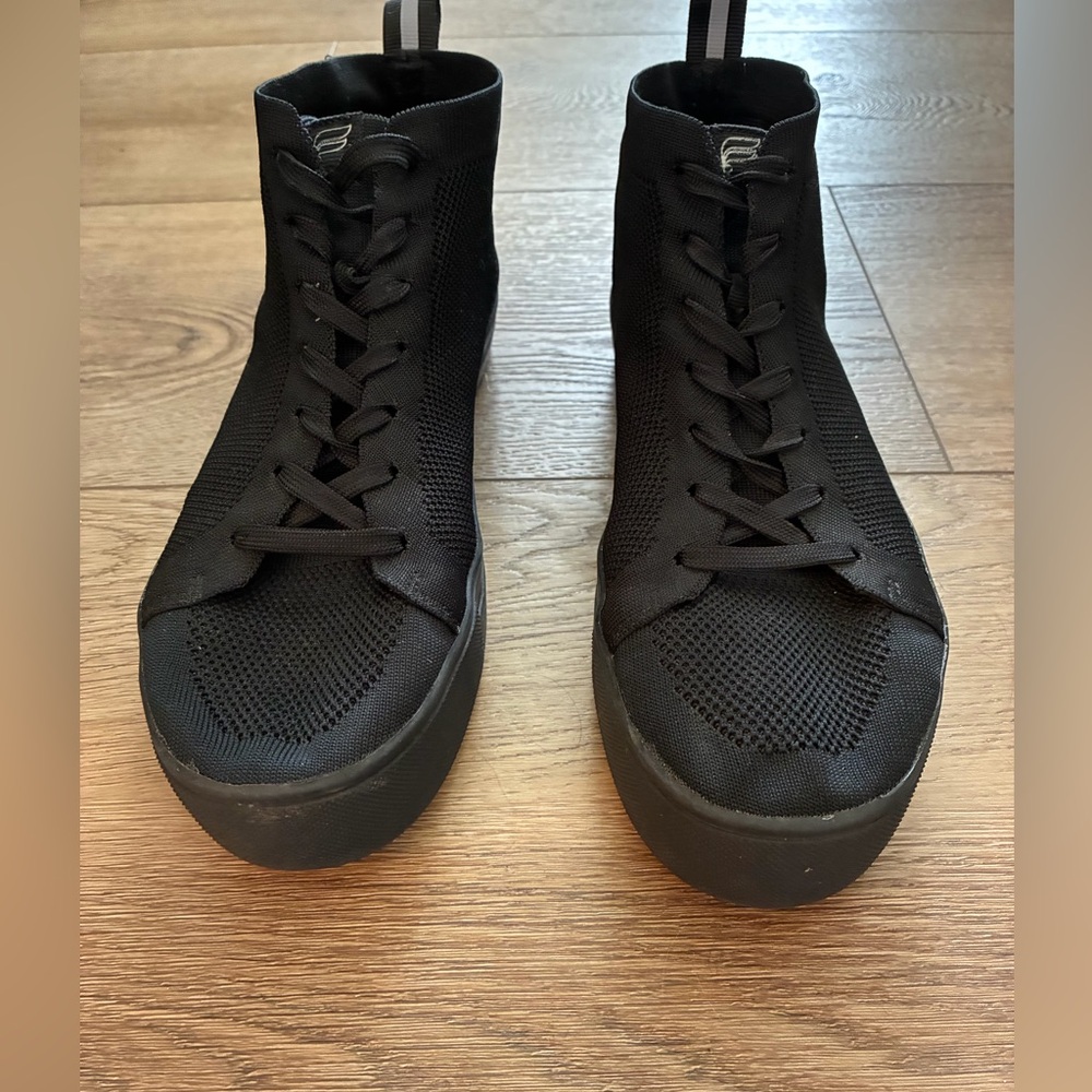 Fabletics Monterey Knit High Top Sneakers Featuring A Platform Sole Size 10
